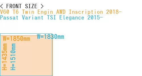 #V60 T6 Twin Engin AWD Inscription 2018- + Passat Variant TSI Elegance 2015-